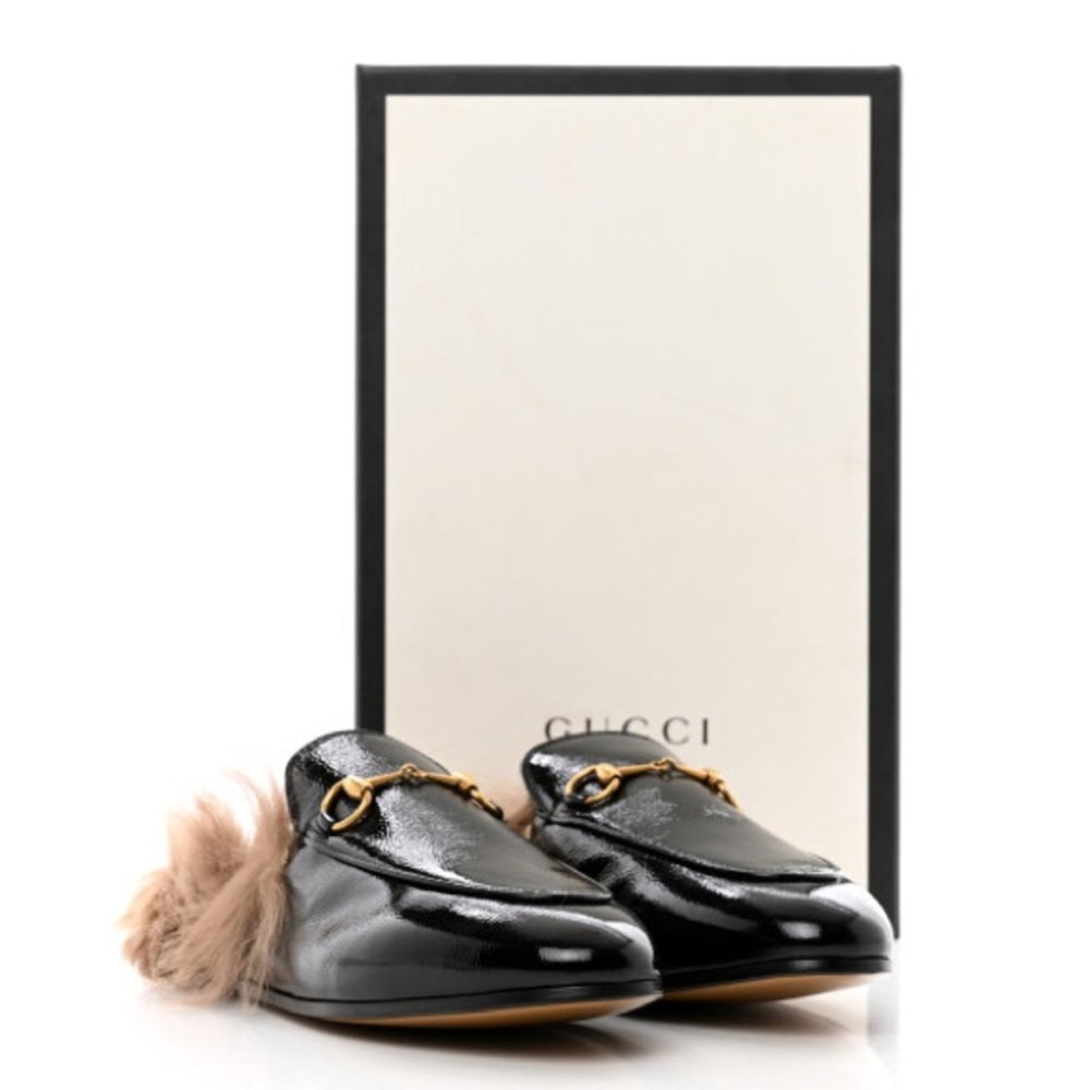Gucci Princetown Leather Mule with Fur